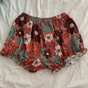 Romwe Floral Pajama Set Bottoms - Size S/4